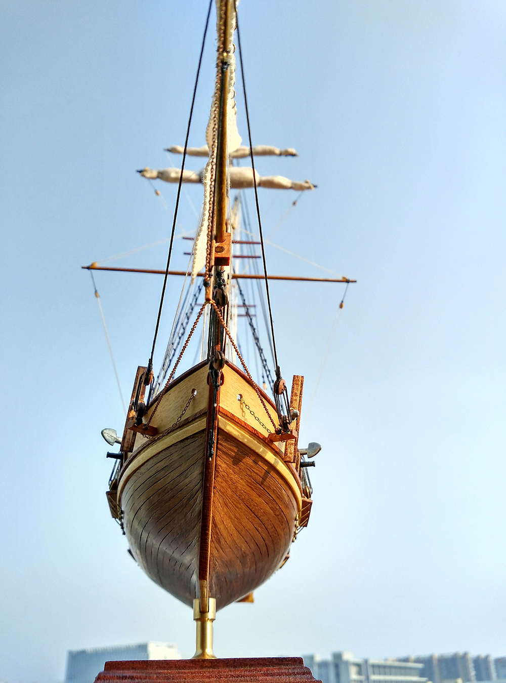 Model Kit Yacht - 1/96 Classics Antique Ship Model Building