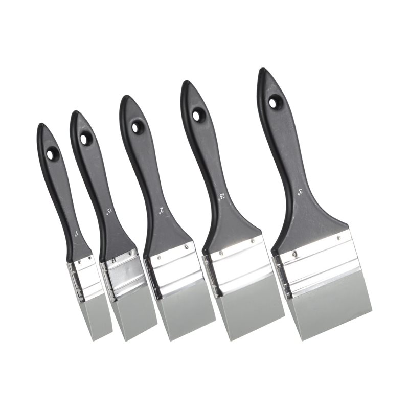 Model Kit Acrylic Paint - 5Pcs Silicone Paint Brush Set,Flat Shaped