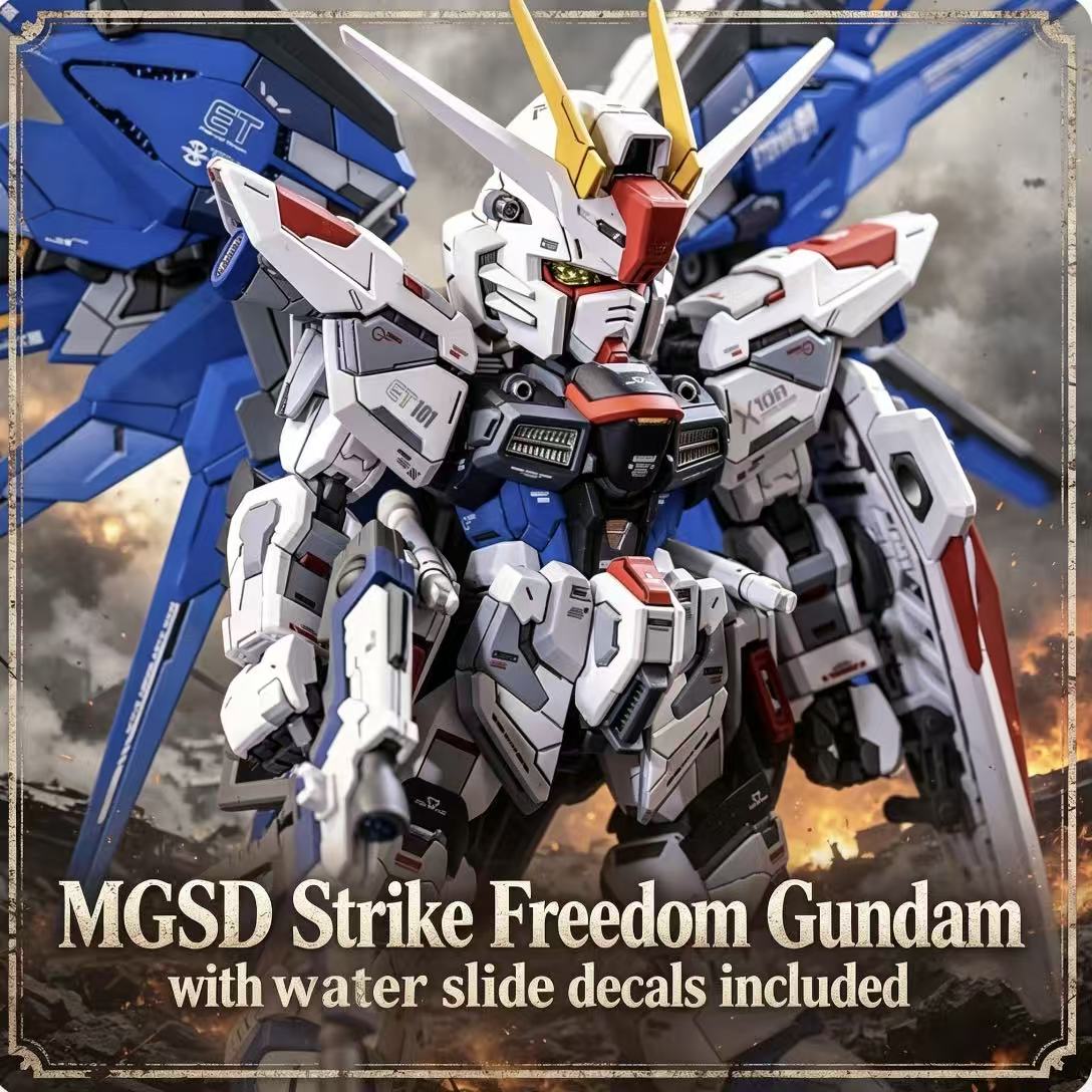 Model Kit Gundam Mg - X10A GaogaoMGSD Q-version Strike Freedom Gundam