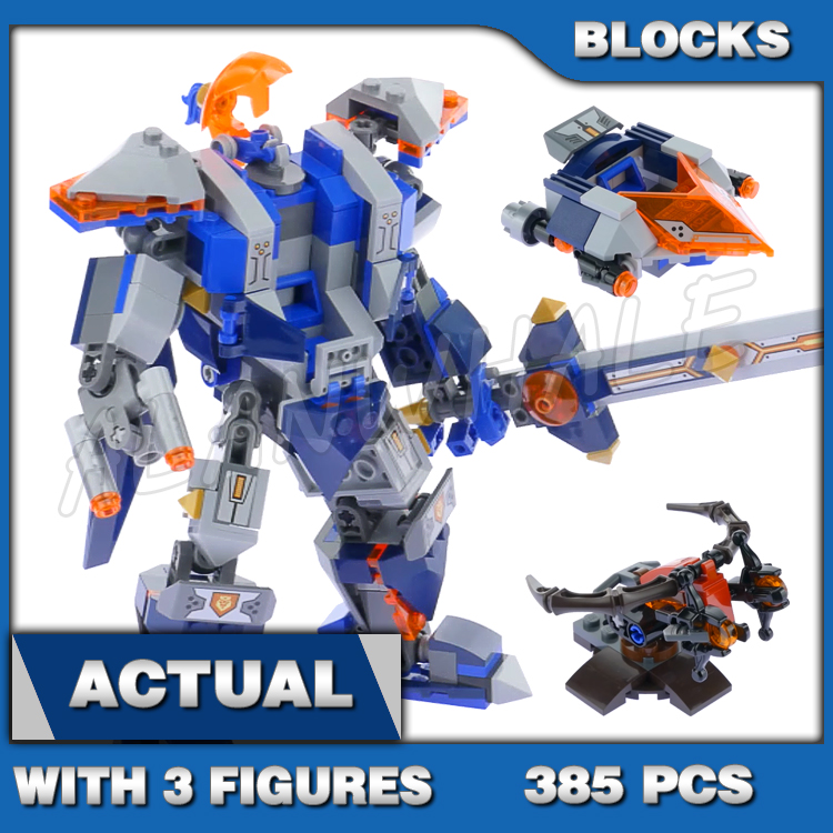 Model Kit Mecha Girl - 375pcs Nexoes Knights The King's Mech