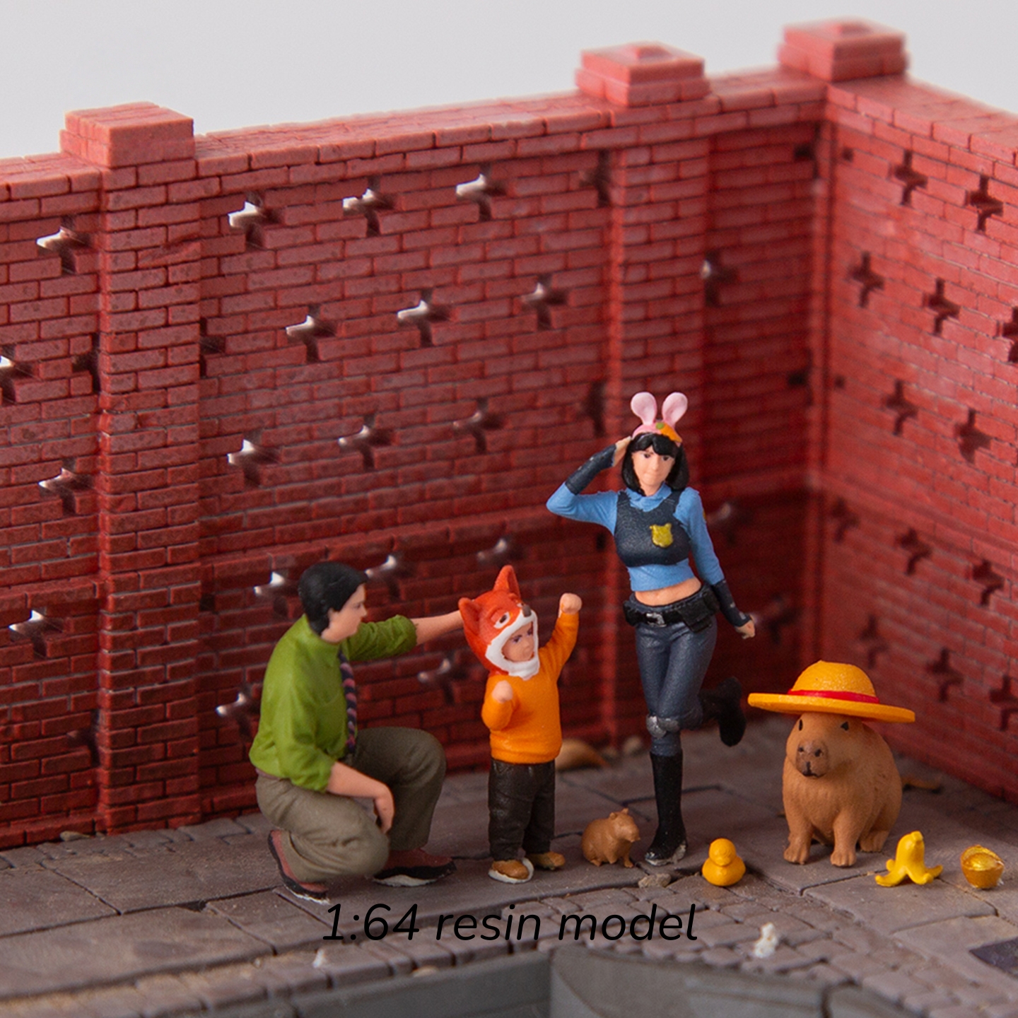 Model Kit Resin - 1:64 Scale miniature figures decoration Minifigure