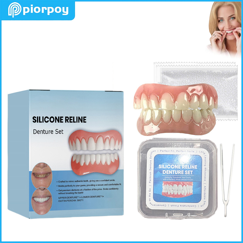 Model Kit Tweezers - 1Pair Denture Silicone Kit Adjustable Snap-in
