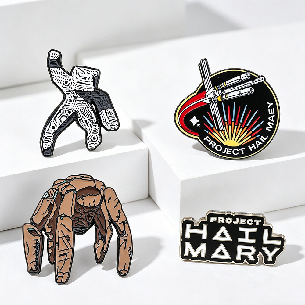 Model Kit Accessories - 4pc Sci-Fi Enamel Pin Set Project