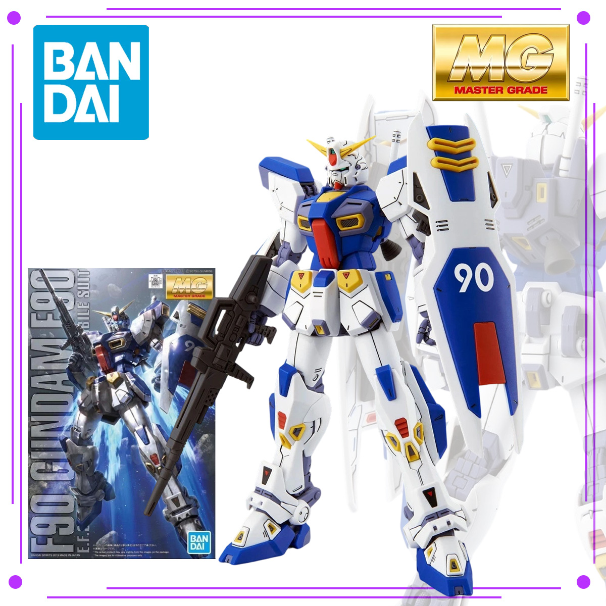 Model Kit Gundam Mg - Bandai Original MG 1/100 Gundam F90