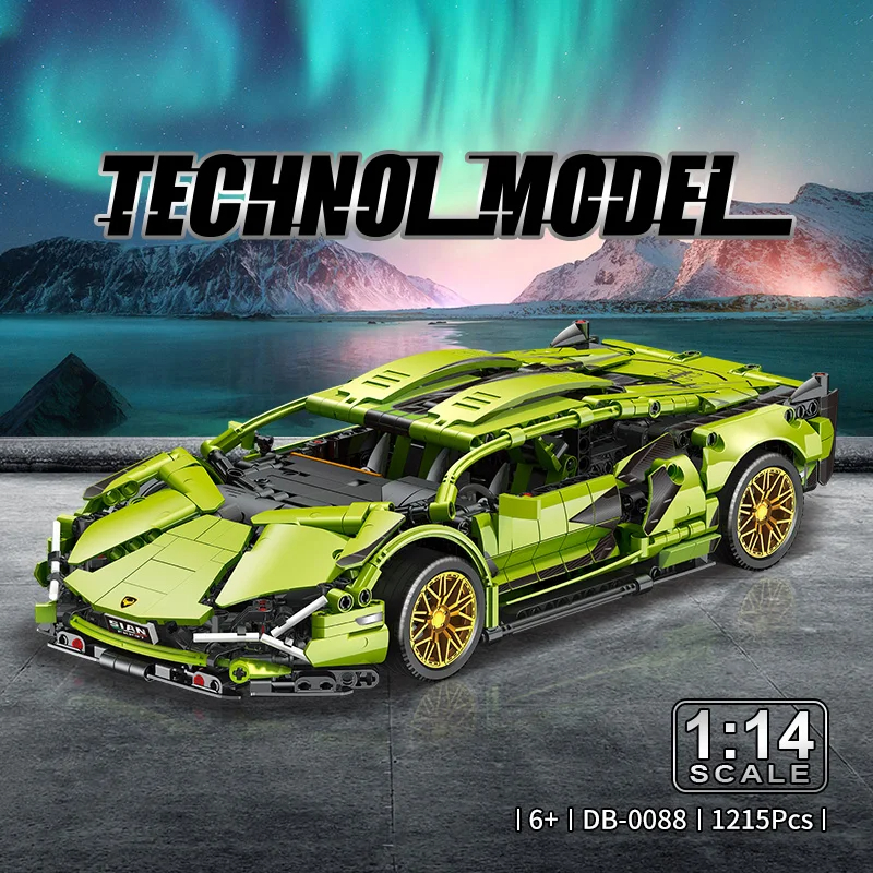 Technical Super Speed Sports C - Model Kit Lamborghini ulasan dan harga