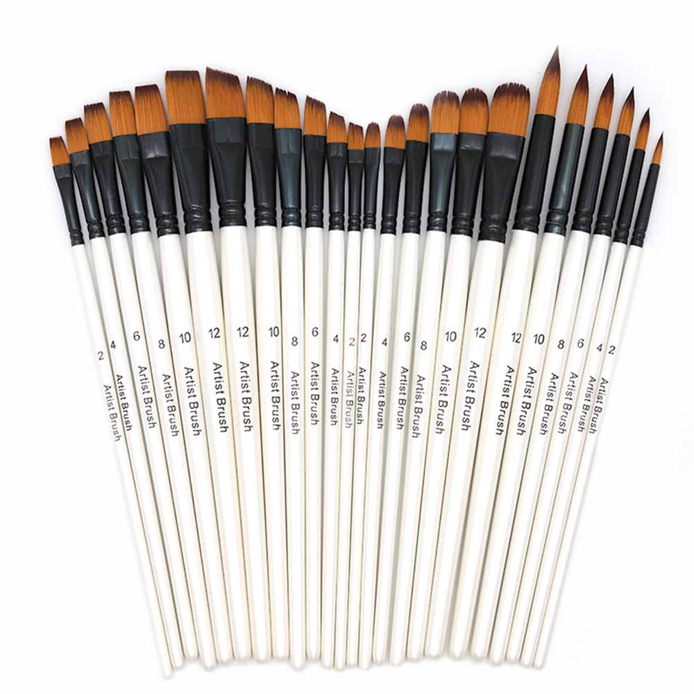 6pcs Artist Paint Brushes Set  - Model Kit Acrylic Paint ulasan dan harga
