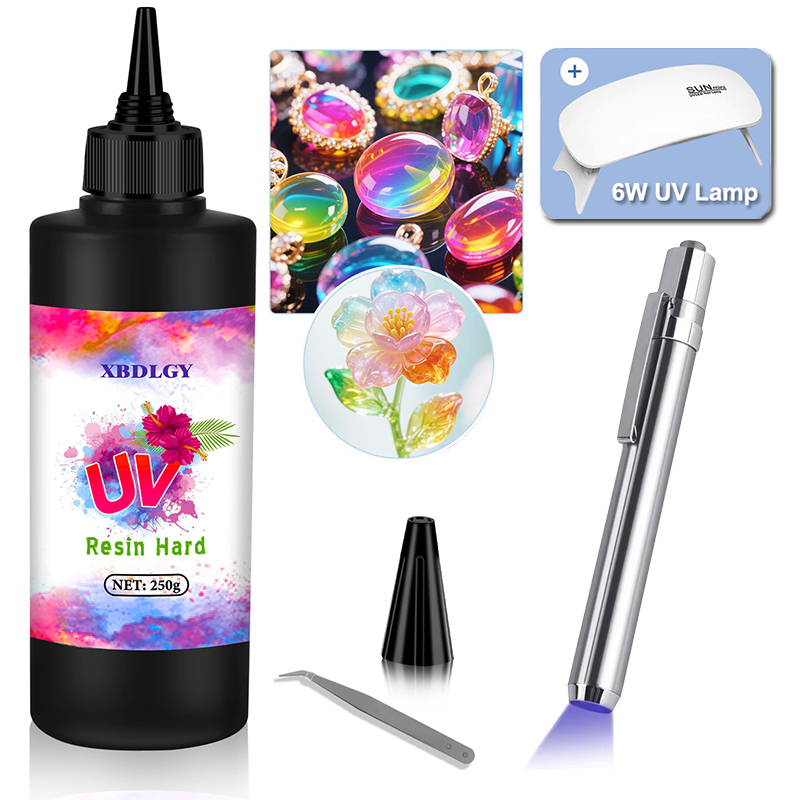 200g/250g/500g UV Resin Hard G - Model Kit Resin ulasan dan harga