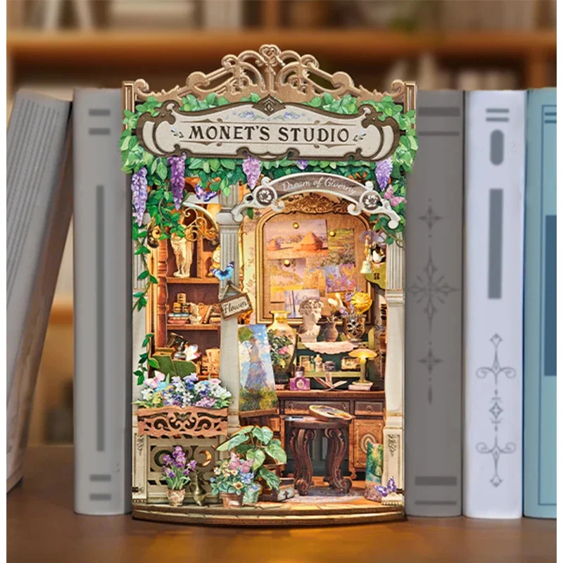 Wooden Monet's Studio Book Noo - Model Kit Studio ulasan dan harga