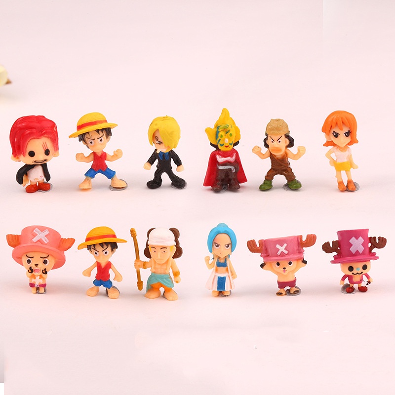 6-12Pcs/Set One Piece Monkey D - Model Kit Chopper ulasan dan harga