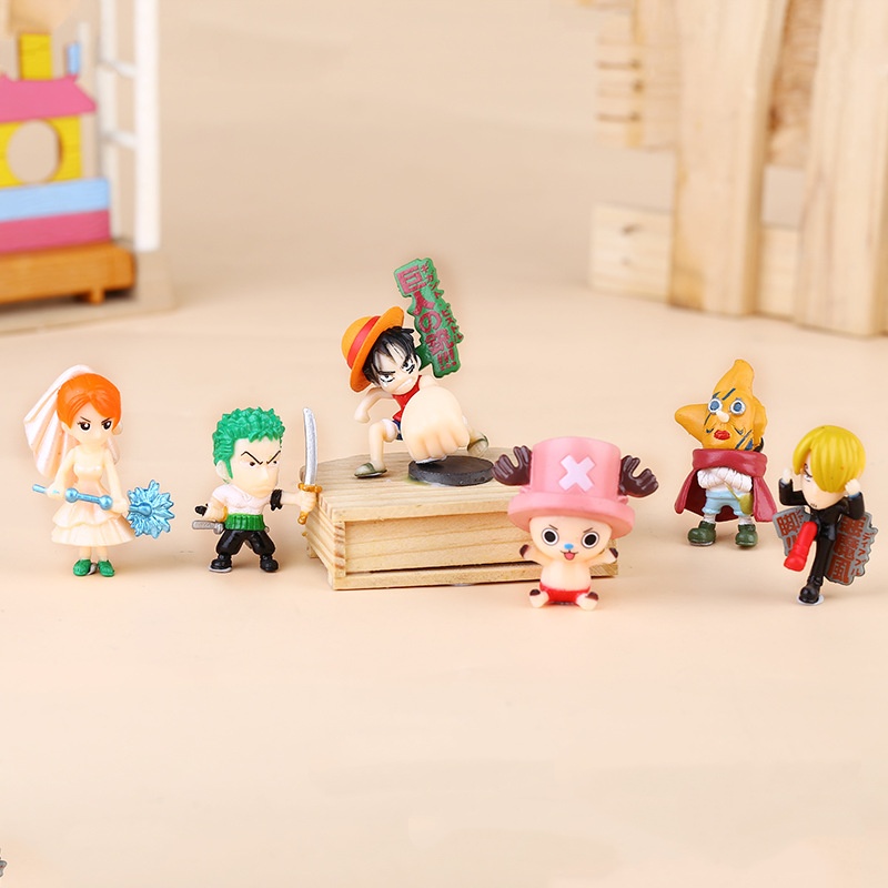 6-12Pcs/Set One Piece Monkey D - Model Kit Chopper ulasan dan harga