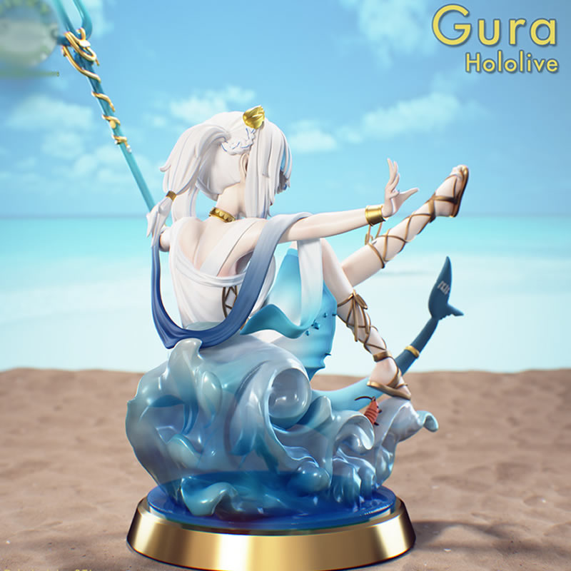 21CM Game Character Gawr Gura  - Model Kit Gurren Lagann ulasan dan harga