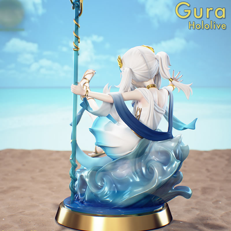 21CM Game Character Gawr Gura  - Model Kit Gurren Lagann ulasan dan harga