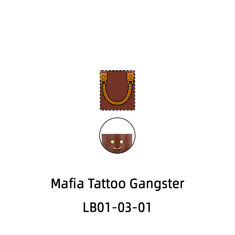 The LB01-LB05 Mafia Tattoo Gan - Model Kit Zombie ulasan dan harga