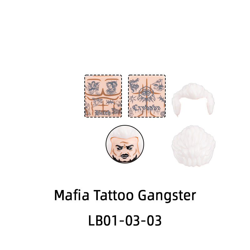 The LB01-LB05 Mafia Tattoo Gan - Model Kit Zombie ulasan dan harga