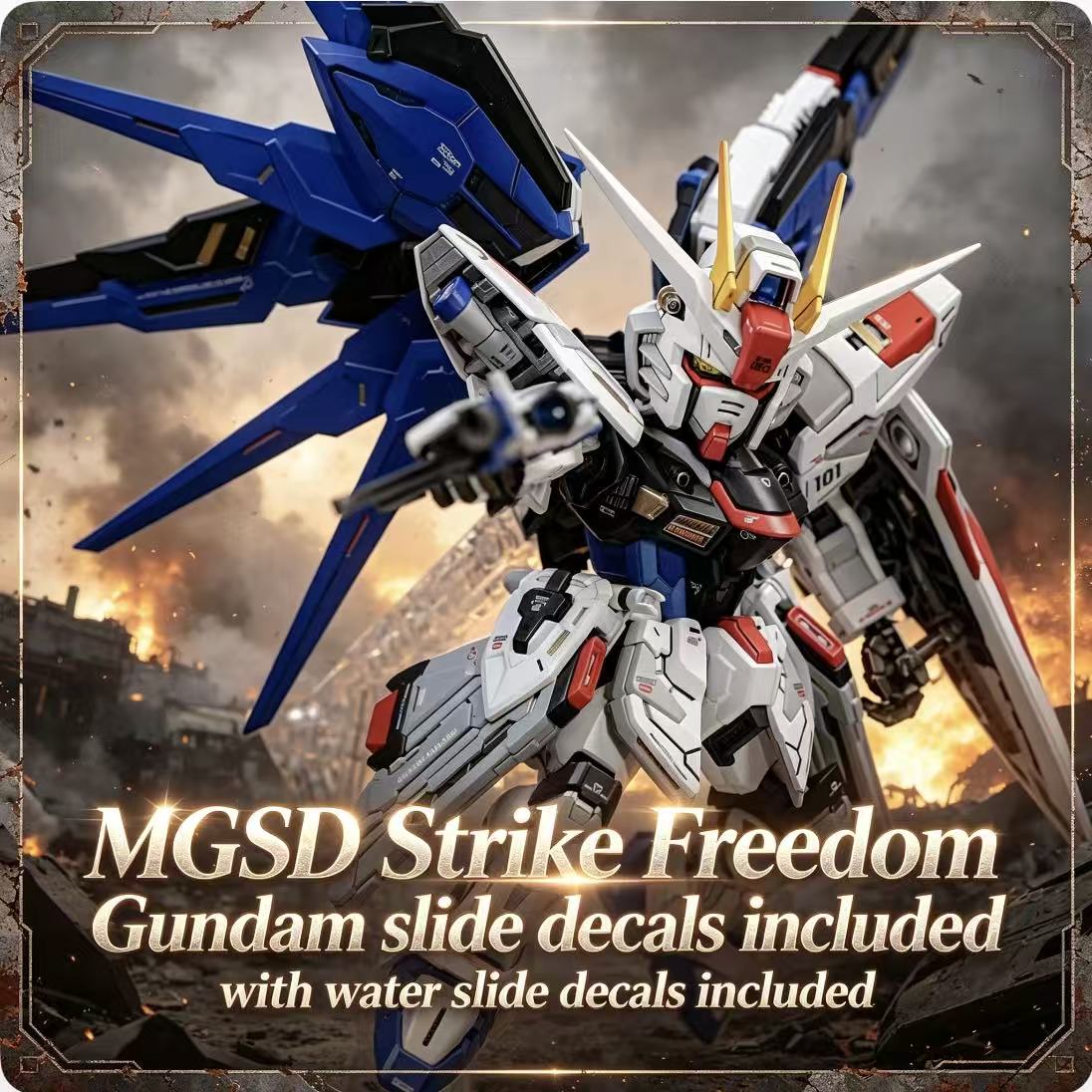 X10A GaogaoMGSD Q-version Stri - Model Kit Gundam Mg ulasan dan harga