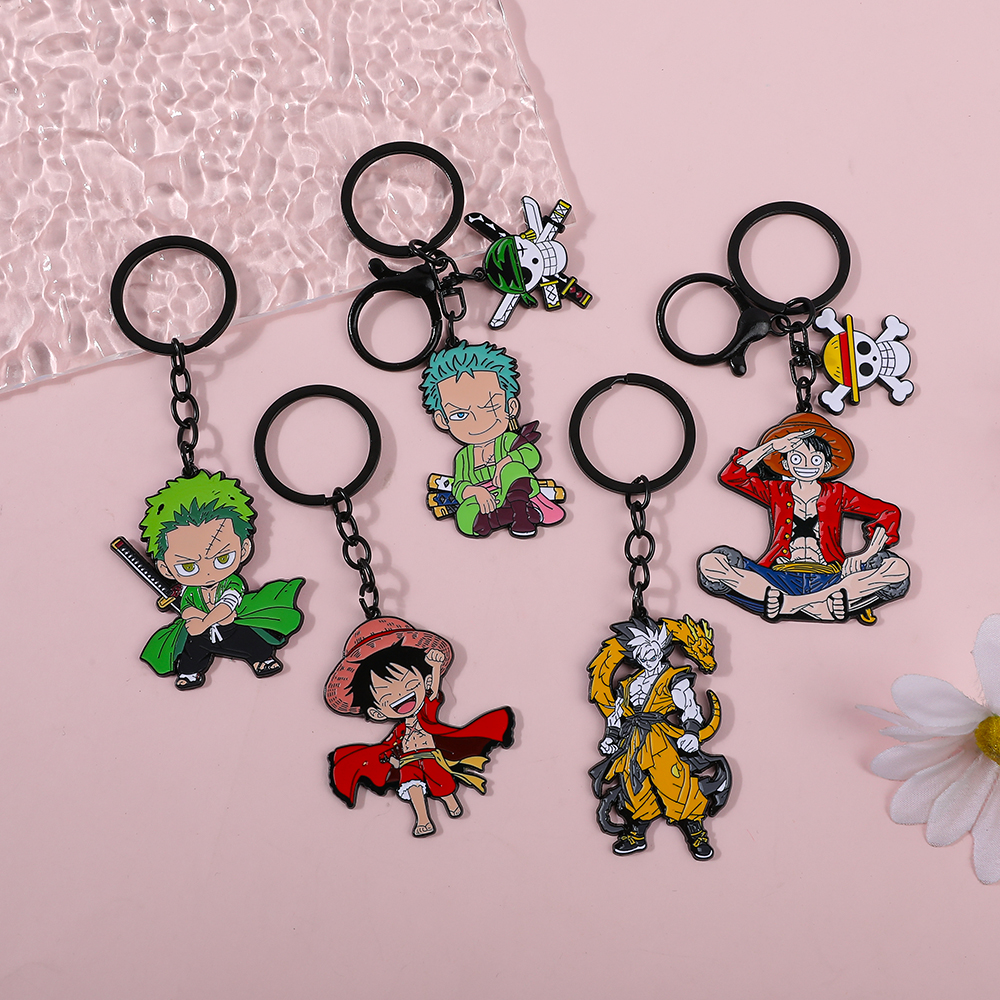 One Piece Anime Keychain Set - - Model Kit Accessories ulasan dan harga