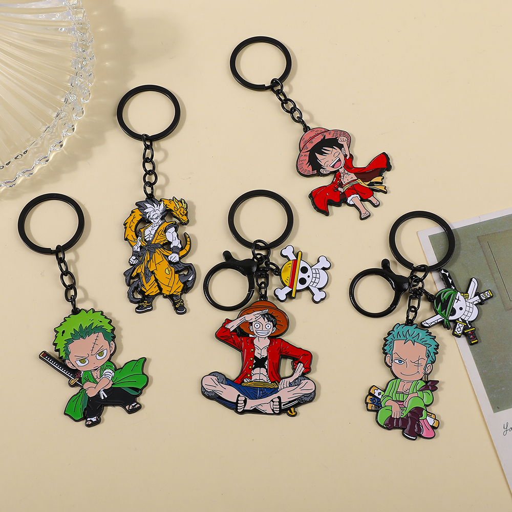 One Piece Anime Keychain Set - - Model Kit Accessories ulasan dan harga