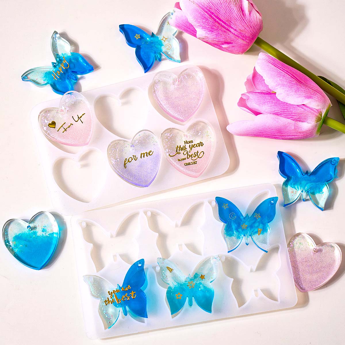 Six-hole with Holes Earring Si - Model Kit Resin ulasan dan harga