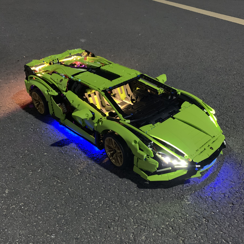 APP RC LED Light set for Lambo - Model Kit Lamborghini ulasan dan harga