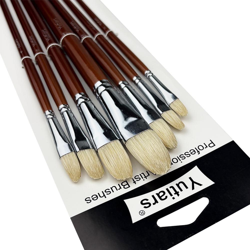 Professional Hog Bristle Filbe - Model Kit Acrylic Paint ulasan dan harga