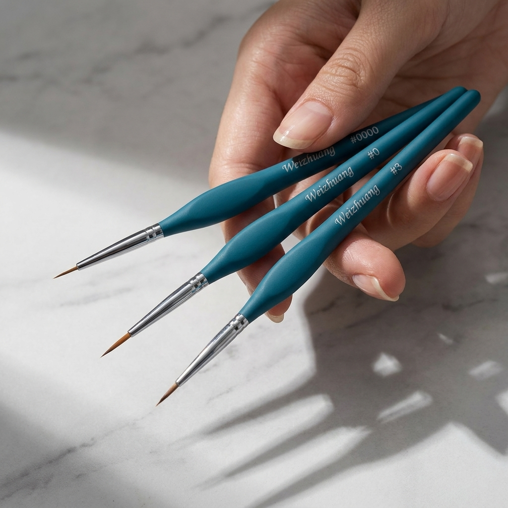 11 PCS Miniature Paint Brushes - Model Kit Acrylic Paint ulasan dan harga