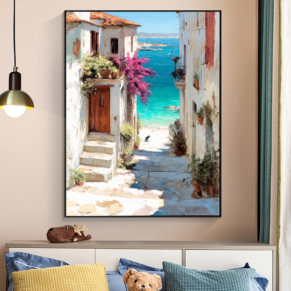 GATYZTORY Canvas Painting By N - Model Kit Acrylic Paint ulasan dan harga