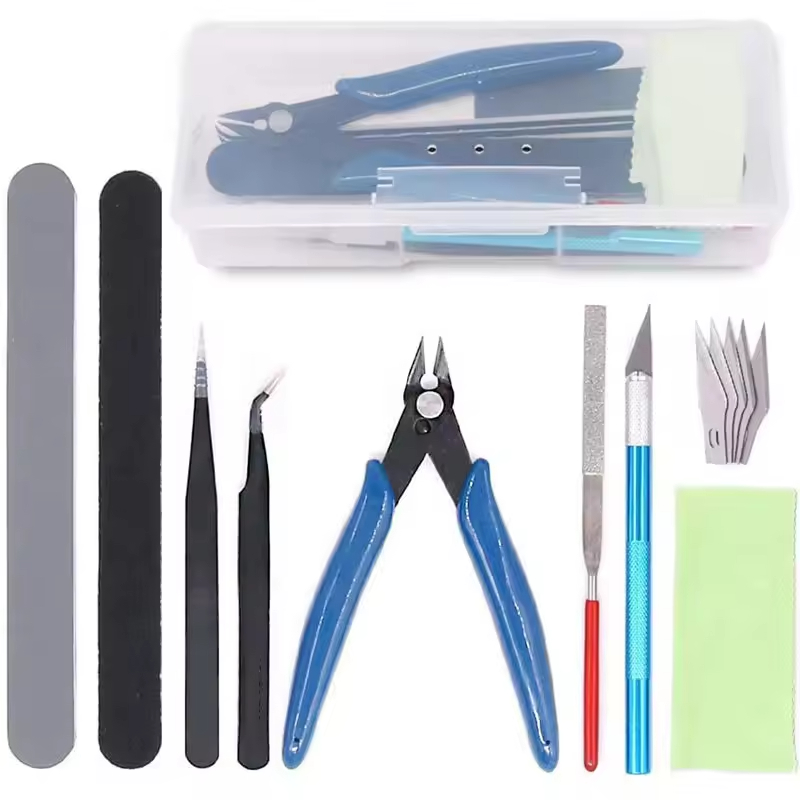 9PCS/1set  Model Building Tool - Model Kit Tweezers ulasan dan harga