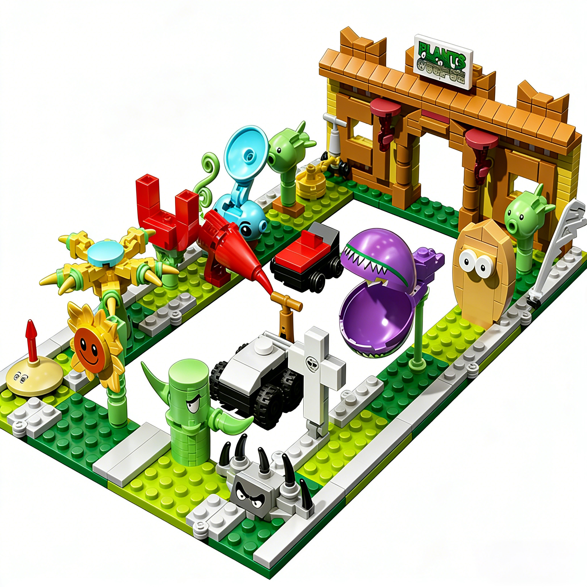 Plants vs. Zombies Battle of t - Model Kit Vs Figure ulasan dan harga