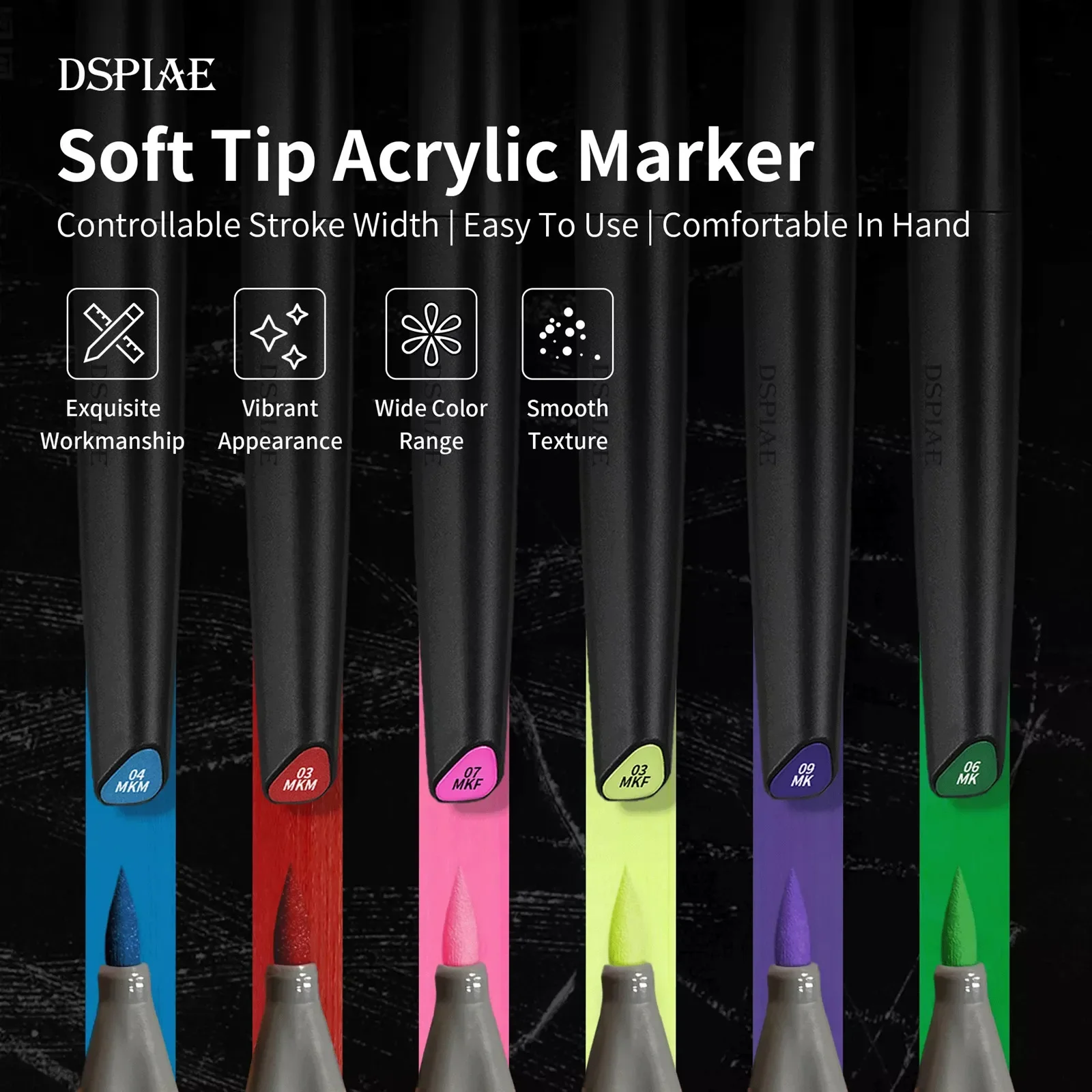 DSPIAE  Colors Brush Pen Envir - Model Kit Paint Set ulasan dan harga