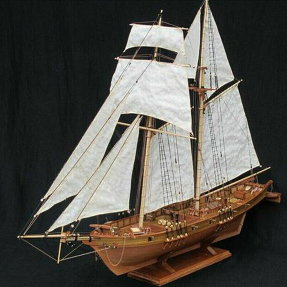 1:100 Scale Wooden Ships Model - Model Kit Yacht ulasan dan harga