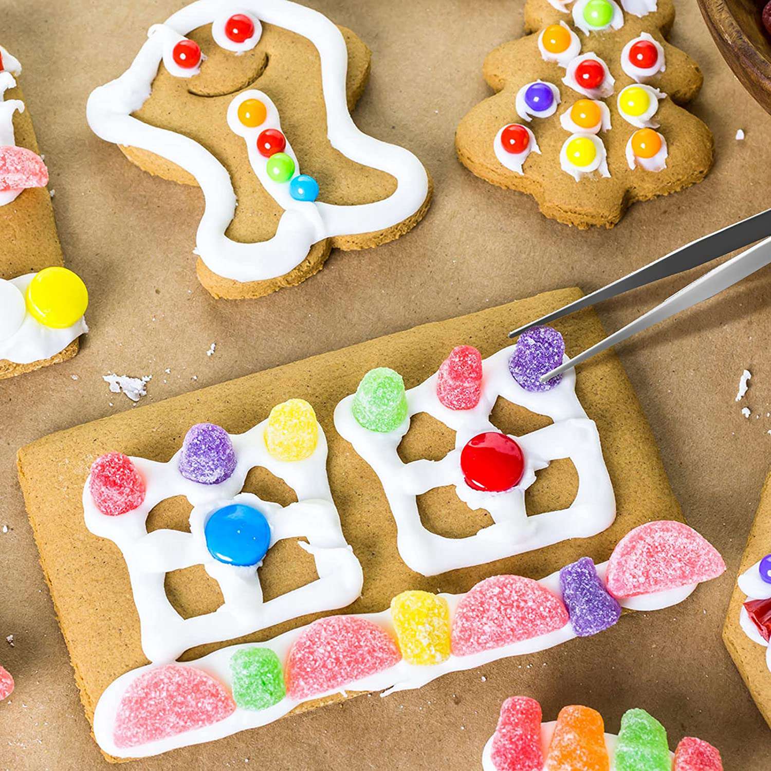 J1UL1N 24 Pcs Cookie Decoratin - Model Kit Tweezers ulasan dan harga