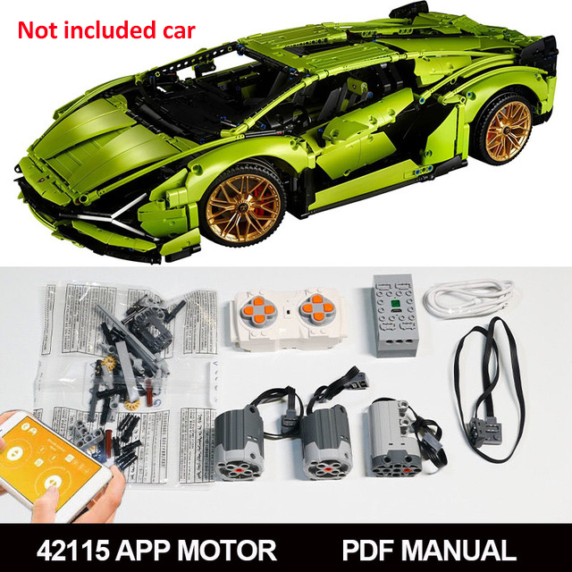 LED Light APP Control Motor Se - Model Kit Lamborghini ulasan dan harga