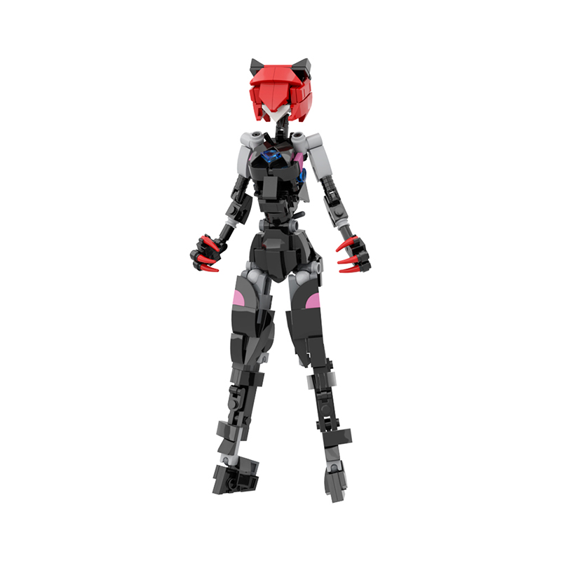 MOC Building Blocks Toy - High - Model Kit Mecha Girl ulasan dan harga