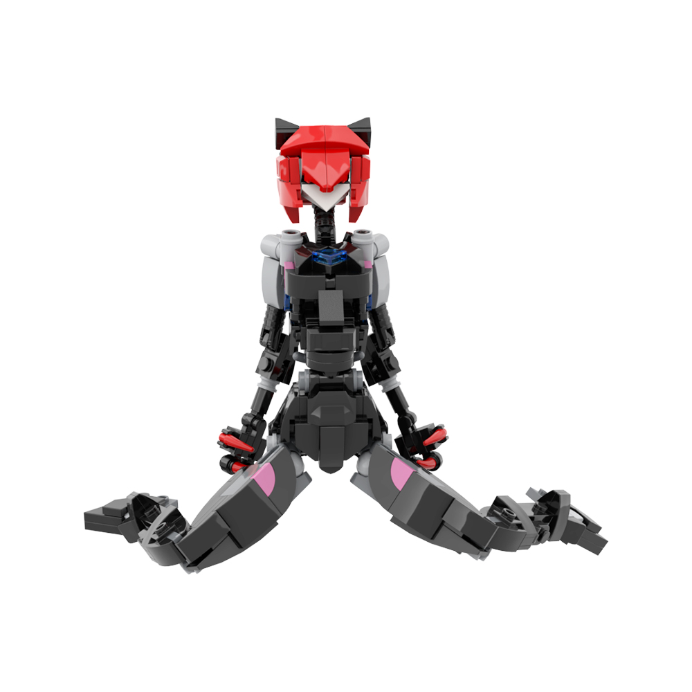 MOC Building Blocks Toy - High - Model Kit Mecha Girl ulasan dan harga