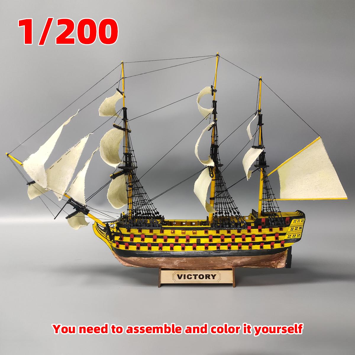 1/200 HMS Victory ship of the  - Model Kit Yacht ulasan dan harga
