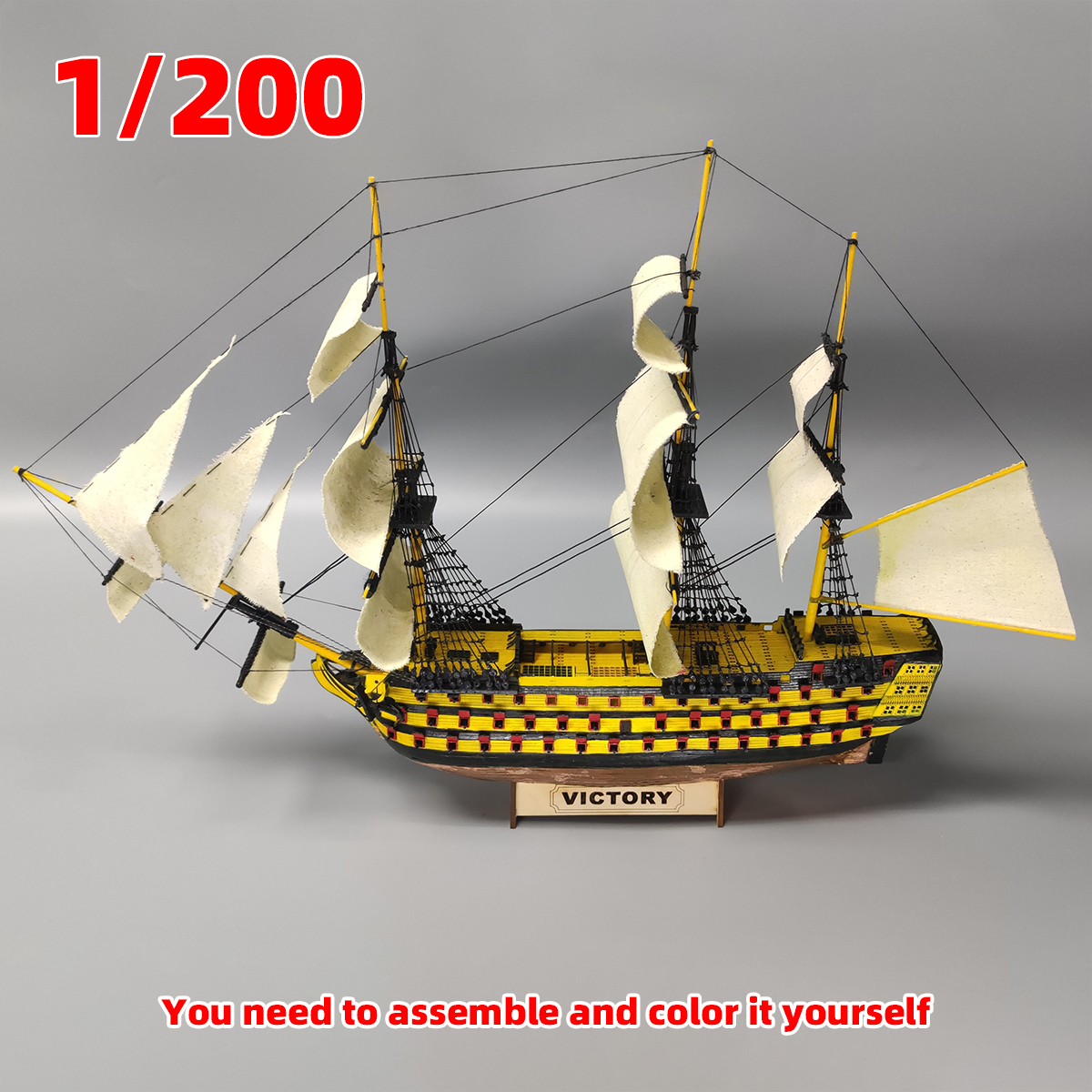 1/200 HMS Victory ship of the  - Model Kit Yacht ulasan dan harga