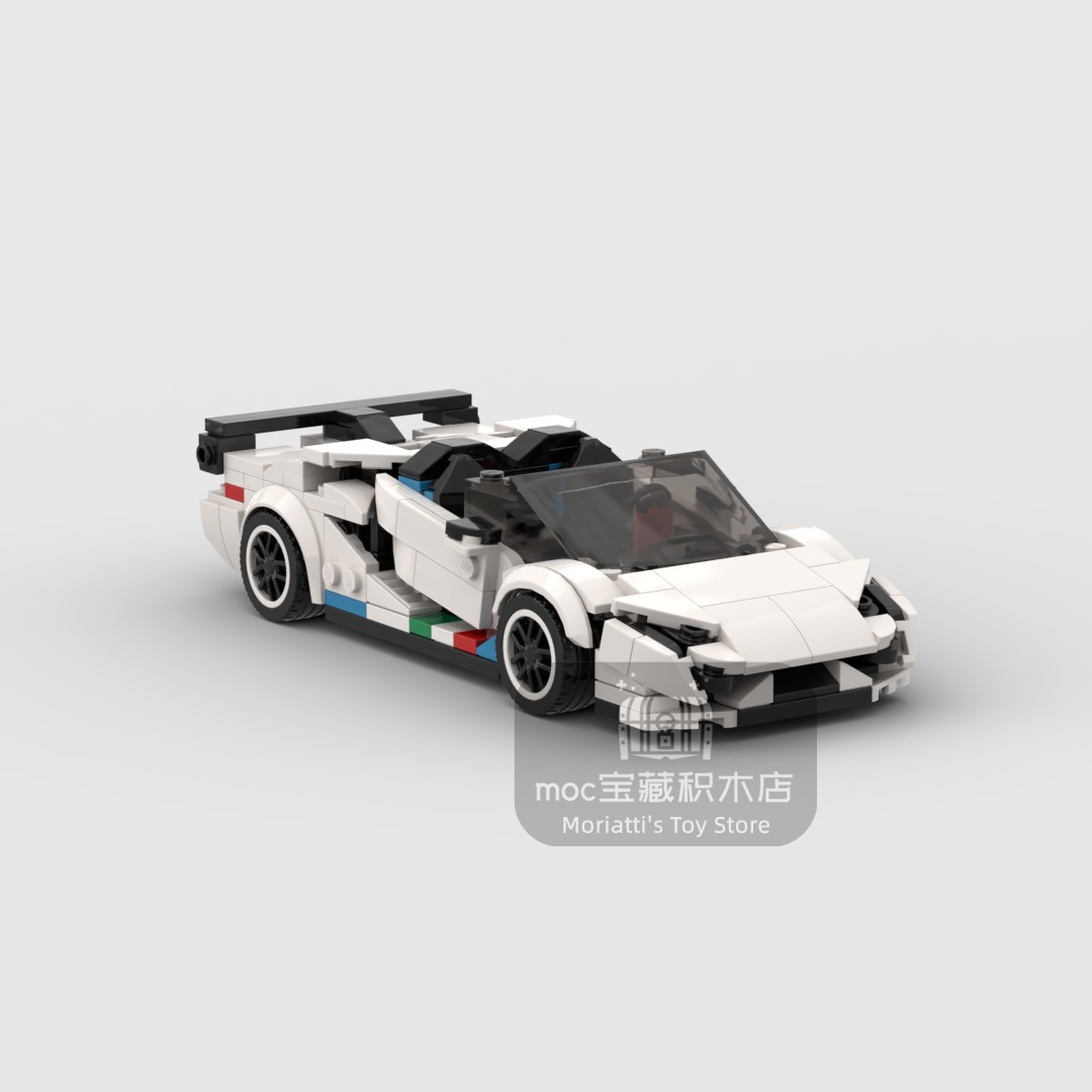 MOC Lambo Aventador SVJ  368pc - Model Kit Lamborghini ulasan dan harga