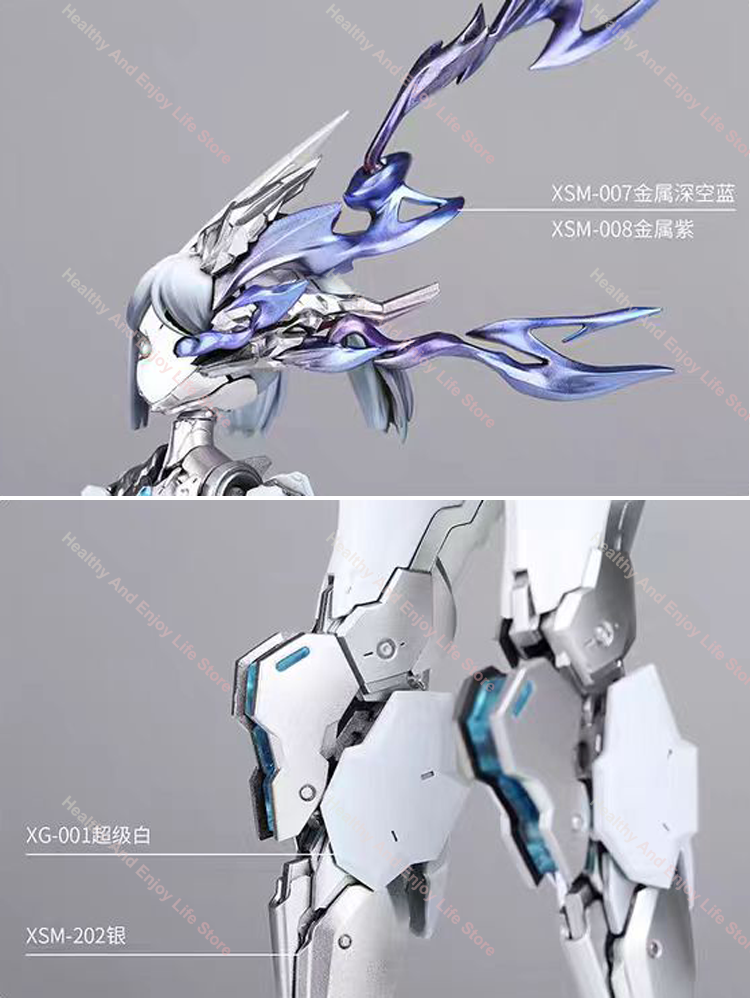 XSM 50ml Metallic Water-basedp - Model Kit Paint Set ulasan dan harga