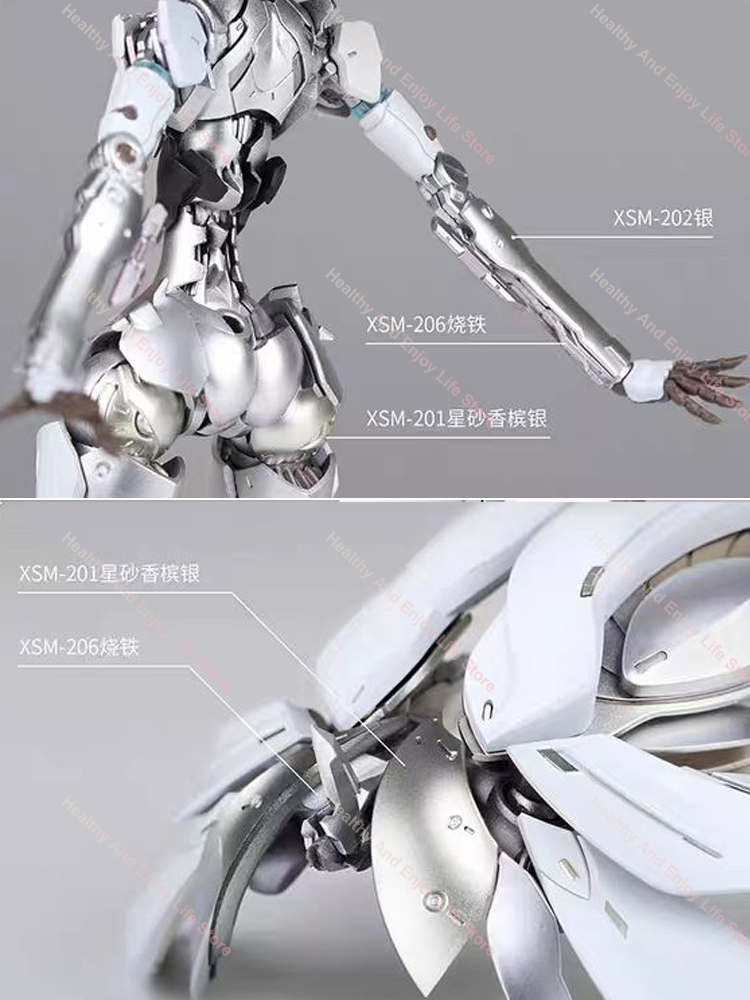 XSM 50ml Metallic Water-basedp - Model Kit Paint Set ulasan dan harga