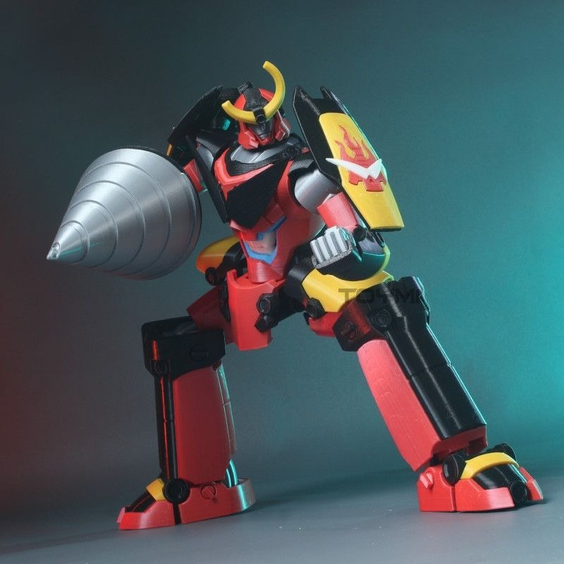 3D Printed Tengen Toppa Gurren - Model Kit Gurren Lagann ulasan dan harga