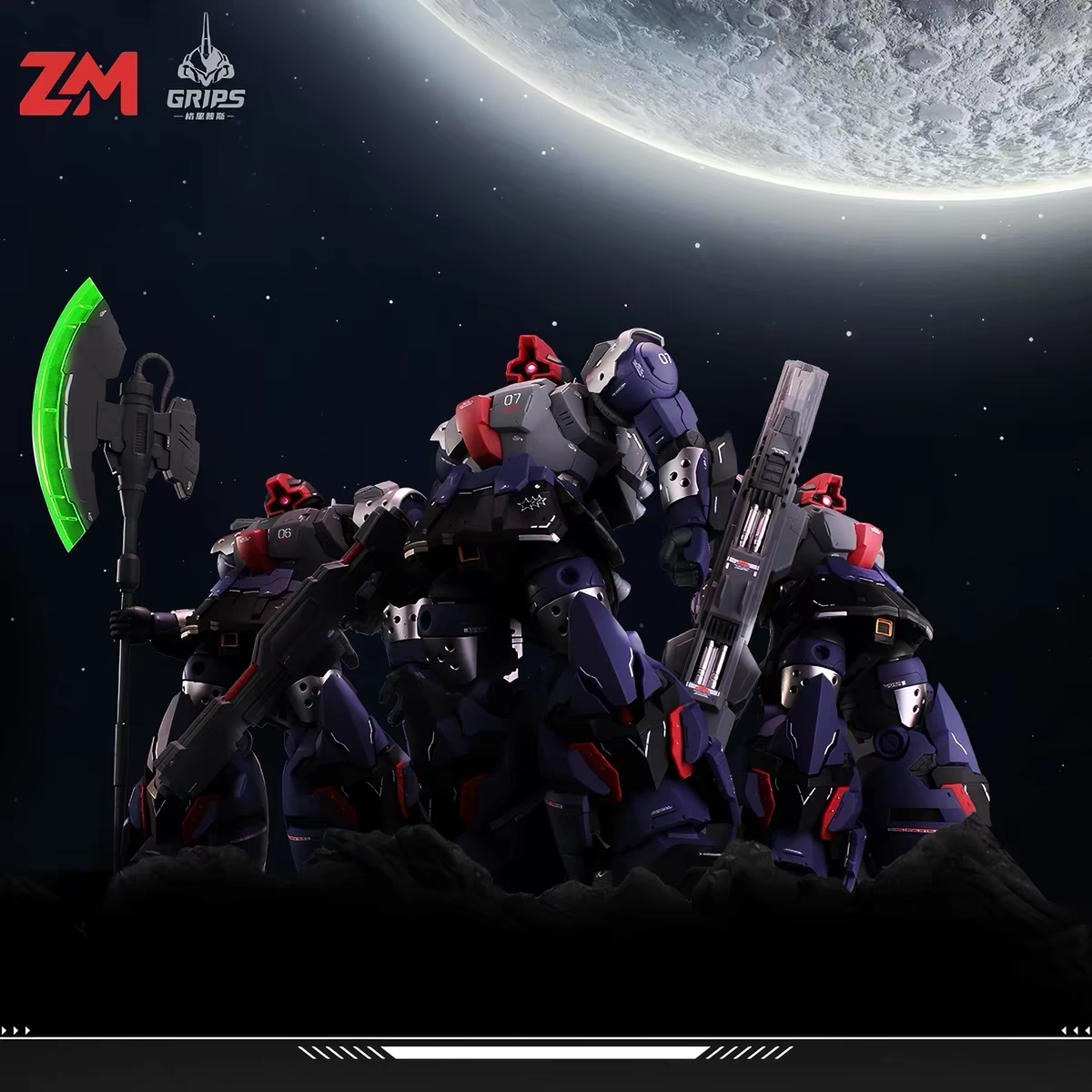 In Stock NEW ZUMENG Model DOM  - Model Kit Gundam Mg ulasan dan harga